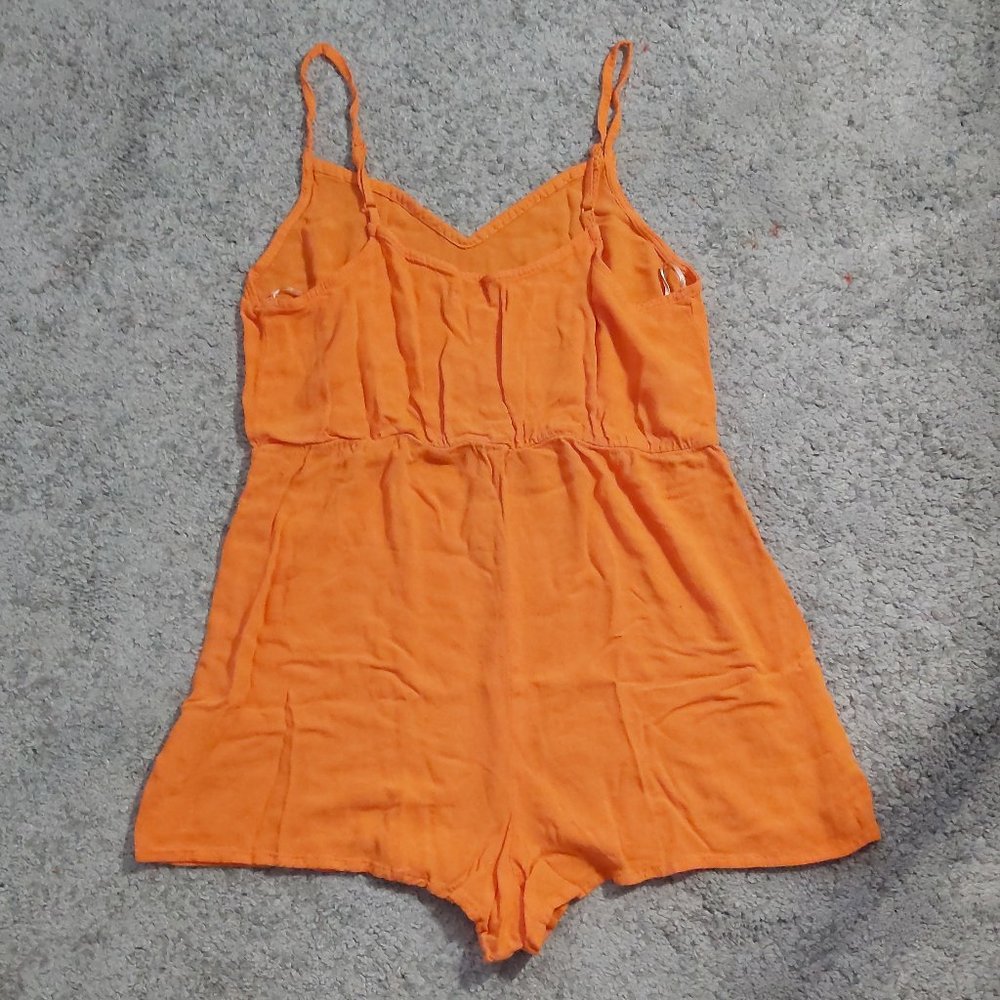 Orange Spring Primark Tank top Bodysuit Size 10 UK Size 12 US